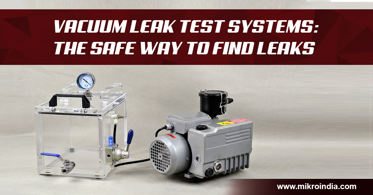Vacuum leak test systems